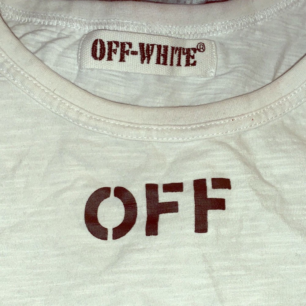 Off white tee
